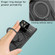 Samsung Galaxy S23 Ultra 5G Large Window MagSafe Holder Phone Case - Black