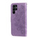 Samsung Galaxy S23 Ultra 5G 7-petal Flowers Embossing Leather Phone Case - Purple
