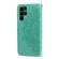 Samsung Galaxy S23 Ultra 5G 7-petal Flowers Embossing Leather Phone Case - Green