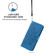 Samsung Galaxy S23 Ultra 5G 7-petal Flowers Embossing Leather Phone Case - Blue