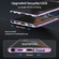 Samsung Galaxy S23 Ultra 5G HD Full Cover Magsafe Magnetic Metal Tempered Glass Phone Case - Black