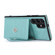 Samsung Galaxy S23 Ultra 5G Cross-body Wallet Card Bag Leather Phone Case - Green