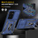 Samsung Galaxy S23 Ultra 5G Armor PC + TPU Camera Shield Phone Case - Navy Blue