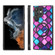 Samsung Galaxy S23 Ultra 5G Colored Drawing Leather Back Cover Magsafe Phone Case - Purple Scales