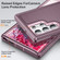 Samsung Galaxy S23 ultra 5G 3 in 1 Rugged Holder Phone Case - Purple+Pink