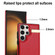 Samsung Galaxy S23 Ultra 5G Metal Buckle Card Slots Phone Case - Red Samsung Galaxy S23 Ultra 5G Metal Buckle Card Slots Phone Case - Red