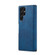 Samsung Galaxy S23 Ultra 5G DG.MING Retro Oil Edge Flip Leather Phone Case - Blue