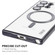 Samsung Galaxy S23 Ultra 5G ENKAY Electroplated MagSafe Shockproof TPU Phone Case with Lens Film - Silver