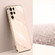 Samsung Galaxy S23 Ultra 5G XINLI Straight Edge 6D Electroplate TPU Phone Case - Pink Samsung Galaxy S23 Ultra 5G XINLI Straight Edge 6D Electroplate TPU Phone Case - Pink