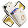 Samsung Galaxy S23 5G Ring Holder RFID Card Slot Phone Case - Beige