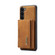 Samsung Galaxy S23 5G DG.MING M2 Series 3-Fold Multi Card Bag + Phone Case - Brown