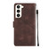 Samsung Galaxy S23 5G Skin-feel Embossed Leather Phone Case - Brown