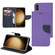 Samsung Galaxy S23 5G Mercury Contrast Color Splicing Leather Phone Case - Purple