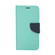 Samsung Galaxy S23 5G Mercury Contrast Color Splicing Leather Phone Case - Mint Color