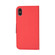 Samsung Galaxy S23 5G Mercury Contrast Color Splicing Leather Phone Case - Red