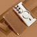 Samsung Galaxy S23 5G MagSafe Magnetic RFID Anti-theft Leather Phone Case - Brown