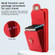 Samsung Galaxy S23 5G Card Slot Leather Phone Case - Red Samsung Galaxy S23 5G Card Slot Leather Phone Case - Red