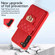 Samsung Galaxy S23 5G Card Slot Leather Phone Case - Red