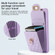 Samsung Galaxy S23 5G Card Slot Leather Phone Case - Purple