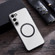 Samsung Galaxy S23 5G Cloth Texture PU MagSafe Magnetic Phone Case - White