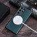 Samsung Galaxy S23 5G Cloth Texture PU MagSafe Magnetic Phone Case - White