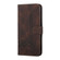Samsung Galaxy S23 5G Cubic Skin Feel Flip Leather Phone Case - Brown