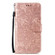Samsung Galaxy S23 5G Lace Flower Embossing Flip Leather Phone Case - Rose Gold