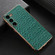Samsung Galaxy S23 5G Sky Series Nano Electroplating Genuine Leather Phone Case - Green