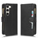 Samsung Galaxy S23 5G Litchi Texture Zipper Leather Phone Case - Black