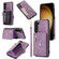 Samsung Galaxy S23 5G Zipper RFID Card Slots Phone Case with Short Lanyard - Purple Samsung Galaxy S23 5G Zipper RFID Card Slots Phone Case with Short Lanyard - Purple