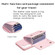 Samsung Galaxy S23 5G Horizontal Wallet Rhombic Leather Phone Case - Pink