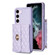 Samsung Galaxy S23 5G Horizontal Metal Buckle Wallet Rhombic Leather Phone Case - Purple Samsung Galaxy S23 5G Horizontal Metal Buckle Wallet Rhombic Leather Phone Case - Purple