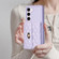 Samsung Galaxy S23 5G Horizontal Metal Buckle Wallet Rhombic Leather Phone Case - Purple Samsung Galaxy S23 5G Horizontal Metal Buckle Wallet Rhombic Leather Phone Case - Purple