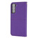 Samsung Galaxy S23 5G Woven Texture Stitching Magnetic Leather Phone Case - Purple