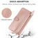 Samsung Galaxy S23 5G Oil Skin Zipper Wallet Leather Phone Case - Rose Gold