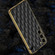 Samsung Galaxy S23 5G GKK Rhombus Pattern Electroplating Plain PU Phone Case - Green