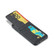 Samsung Galaxy S23 5G Fierre Shann Crazy Horse Card Holder Back Cover PU Phone Case - Black