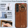 Samsung Galaxy S23 5G Wristband Leather Back Phone Case - Brown Samsung Galaxy S23 5G Wristband Leather Back Phone Case - Brown