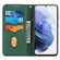 Samsung Galaxy S23 5G Woven Texture Stitching Magnetic Leather Phone Case - Green