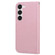 Samsung Galaxy S23 5G Cartoon Buckle Horizontal Flip Leather Phone Case - Pink