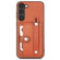 Samsung Galaxy S21+ 5G Wristband Kickstand Wallet Back Phone Case with Tool Knife - Brown