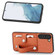 Samsung Galaxy S21+ 5G Wristband Kickstand Wallet Back Phone Case with Tool Knife - Brown