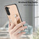 Samsung Galaxy S21+ 5G Wristband Kickstand Wallet Back Phone Case with Tool Knife - Brown