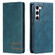 Samsung Galaxy S23 5G TTUDRCH RFID Retro Texture Magnetic Leather Phone Case - Greem