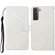 Samsung Galaxy S23 5G Ethnic Style Embossed Pattern Leather Phone Case - White