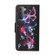 Samsung Galaxy S23 5G Colored Drawing Pattern Leather Phone Case - Fluorescent Butterfly