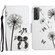 Samsung Galaxy S23 5G Colored Drawing Pattern Leather Phone Case - Dandelion