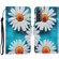Samsung Galaxy S23 5G Colored Drawing Pattern Leather Phone Case - Daisy