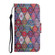 Samsung Galaxy S23 5G Colored Drawing Pattern Leather Phone Case - Diamond Kaleidoscope