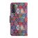 Samsung Galaxy S23 5G Colored Drawing Pattern Leather Phone Case - Diamond Kaleidoscope